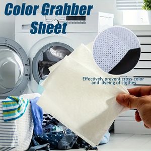 50pcs Color Grabber Sheet Washing Machine Use Mixed Dyeing Proof Color Absorption Sheet / Laundry Anti Dyed Papers / Color Catcher Grabber / Laundry Anti-Dyeing Sheet