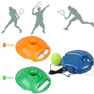 Tennis Balls 1PC Durable PE Plastic Tennis Self-study Trainer Rebound Baseboard With Ball Professional Exercise Tennis Sports Accessory 230703