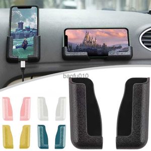 Multifunction Car Phone Holder Portability Sticky Bracket Lightness Mobile Phone Mount No Space Occupy Auto Interior Accessories L230619