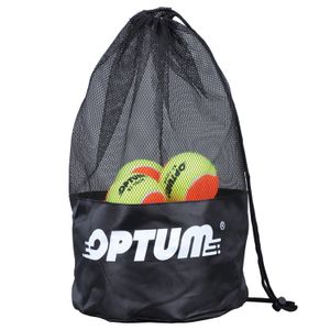 Tennis Balls 12pcs OPTUM BT-TOUR 50% Pressure Beach Tennis Balls With Mesh Shoulder Bag 230703