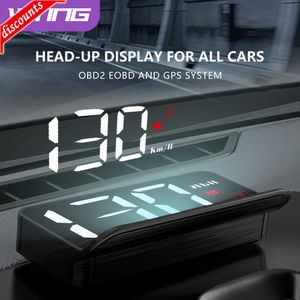 New WYING M3 Auto OBD2 GPS Head-Up Display Auto Electronics HUD Projector Display Digital Car Speedometer Accessories For All Car