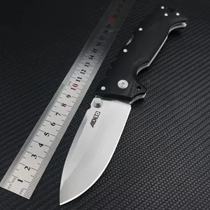 CS AD-10 Складной нож S35VN Белая ручка с лезвием Drop Point AD10 AD15 Тактические ножи AD-15 в розничной упаковке