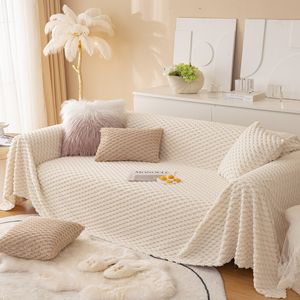 Chair Covers Warm Soft Sofa Cover Slipcover Fleece Towel Blanket for Live Room Couch Armchair 230701