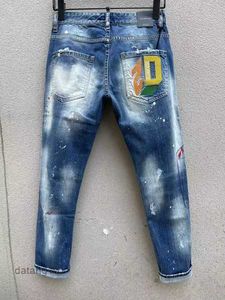 Erkekler kot ince sıska kalem pantolon zayıflama adam zayıflamış rahat pantolon erkekler dsquare Avrupa fermuarlı cep klasik pantolon gri jean bootcut yakışıklı yürümek 11 8r4v