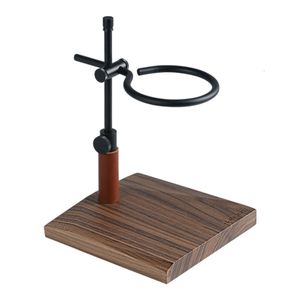 Kahve Filtreleri MHW-3Bomber Ayarlanabilir Kahve Damat İstasyonu Vintage Espresso Dripper Stand Çıkarılabilir Raf ve Kayma Temel Tutucu 230704