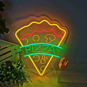 Işıklar Led Neon Sign Pizza Erişte Restoran Dükkanı Dekorasyonları Tatil Partisi Düğün Dekorasyon Gece Işık Ev Duvar Bar Noel HKD230704