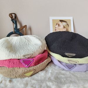 Berets para mulheres designer bonés moda sino chapéu newsboy chapéus carta padrão casual na moda acessórios de alta qualidade