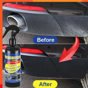 Upgrade Car Plastic Restore Coating Agent Auto Plastic Rubber Exterior Repair Clean Refresh Restoration Agent Black Shine Seal Brighten