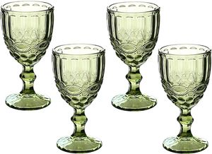 48 штук / в картонном европейском стиле тисненой винный стеклянный виновый бокал винтажный винный бокал домашний сок пить чашка сгущенной 550 FY550 I0704