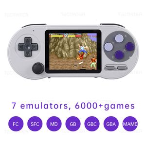 Game Controllers Joysticks SF2000 3 inch IPS Screen Handheld Game Console Mini Portable Game Player Built-in 6000 Games Retro Game Console AV Output 230703