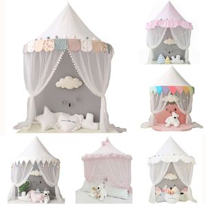 Beşik ağ bebek sivrisinek net yatak gölgelik oyun çadır çocuklar için çadır oyun evi kanopi yatak perdesi için yatak odası kız prenses dekorasyon odası 230705
