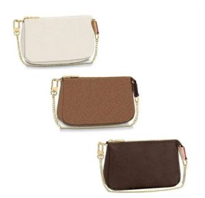 Sacos de embreagem mini pochette acessórios icônicos moda feminina bolsa noite embreagem zippy corrente carteira moeda bolsa telefone estilingue saco