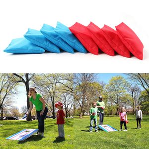 Balloon 8PCS Cornhole Bean Bags Set Corn Filled Cloth Training Equipment For Outdoors Hole Throwing Game Games 230704
