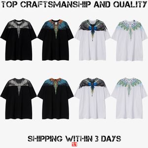 Мужские футболки Top Craft, дизайнерские мужские футболки с принтом крыльев 23SS, мужские футболки с модными тенденциями