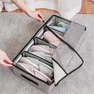 Sob a cama caixa de armazenamento de sapatos organizador de quarto bolsa de armazenamento de sapatos à prova d'água de PVC solução de armazenamento sob a cama bolsa de armazenamento de viagem L230705