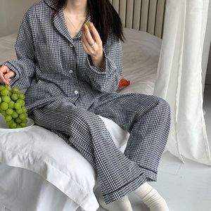 Roupa de dormir feminina 2 peças conjunto de pijamas de seda simples de leite pijamas femininos de abacate pijamas de verão roupas para casa para mulheres calças de manga comprida