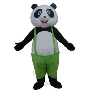 Hot Sales Vuxenstorlek Söt Kung Fu Panda kostym Tecknad Kläder tema maskerad klänning maskot