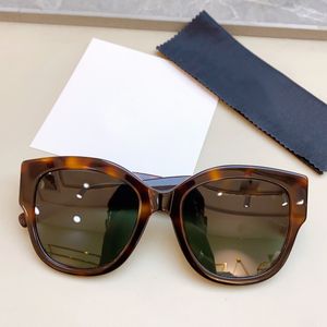 Негабаритные солнцезащитные очки M 95 Havana Rames Green Lins Women Summer Sunnies Gafas de Sol Sonnennbrille UV400 Wear с коробкой