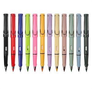 Colorful Inkless HB Enteral Pencil No Need To Sharpen Endless Lead Pen Permanent Pencils Kids Erasable Pens Eco Friendly Pupil Stationery Writing Tools JL1469