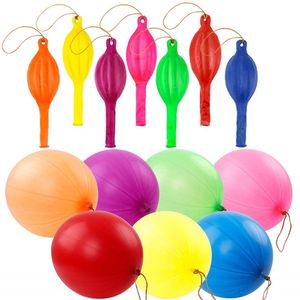 Lateks balonlar renk yumruk balonu çocuklar için fitness ilginç oyuncak çeşitli renkler pompa olmadan kalınlaşıyor 6G 8G 10G BA71 Q2