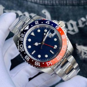 Mens Watch GMT 126710 126711 116719 40mm ışıldayan seramik çerçeve 2813 hareket otomatik safir saatler üst kol saatleri -12