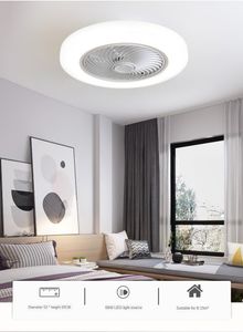 APP smart ceiling fan with light remote control lights ventilator lamp air cool bedroom decor modern