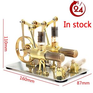 Gun oyuncakları Stirling Motor Dengesi Minyatür Model Steam Güç Teknolojisi Bilim Üretimi Deney Oyuncak 230705