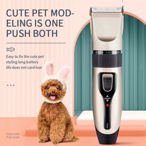 Dog Grooming 1 Dog Lady Shaver Electric Pet Hair Cutter Teddy Cat Shaving Dog Fur Professional Electric Push Hair Trimming Haircut Foot Hair 230707