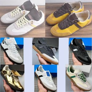 OG Vegan Gül İnsan Erkek Kadınlar Koşu Ayakkabı Metal Altın Galler Japonya Krem Beyaz Koyu Kahverengi Ecrtin Puslu Sarı Bej Yeşil Zengin Spor Eğitmenleri Gümüş Metalik GY5750