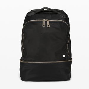 Новая сумка для йоги, спортивная сумка, ежедневный рюкзак, металлическая сумка через плечо на молнии, фитнес, спортивная тренировка, вместимость 17 л, уличная сумка для книг с логотипом