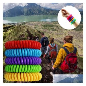 Pest Control Anti- Mosquito Repellent Bracelet Anti Bug Repel Wristbands Insect Mozzie Keep Bugs Away Mix Color Drop Delivery Home Dhwvs