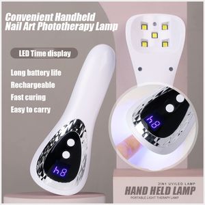 Tırnak kurutucular el tırnak kurutma lambası UV LED lamba tırnaklar için şarj edilebilir mini LED UV lamba tırnak kurutma makinesi jel tırnaklar taşınabilirlik tırnak sanat aracı 230706