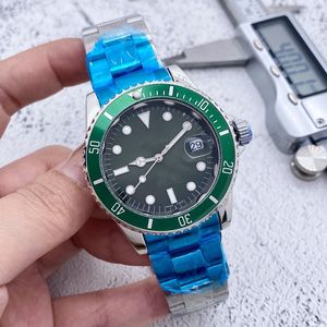 Mens Watch Fashion Saatler Yüksek Kaliteli Lüks Sınırlı Sınırlı Edition Mekanik El Sergileme 40mm Saat