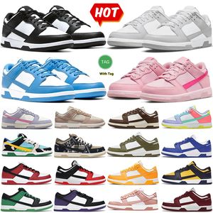 Designer Casual Shoes Panda black white rose whisper Pink Grey Fog Candy Kentucky Trail Medium Olive Court Purple trainers sneakers