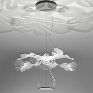 Kolye lambalar Led sanat avize lambası ışık modern minimalist taçyapı yansıma yaratıcı yaşam çalışma yatak odası romantik