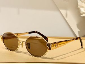 Realfine 5a Eyewear Cline CL4S235 Триомный металл 01 Роскошные дизайнерские солнцезащитные очки для мужчины со стекла