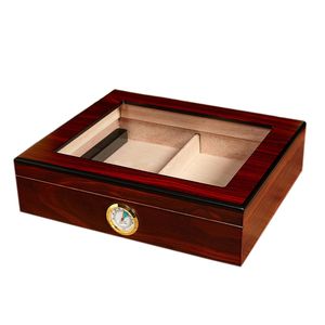 Портативные кедровые деревянные сигара Humidor Box Home Cigar