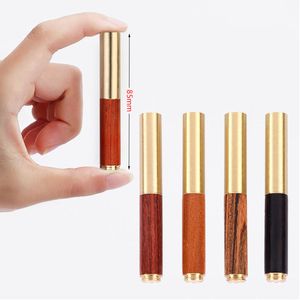 Fountain Pens Mini Pocket Wood Pen Metal Business Office 05mm Portable Ink Supplies School Writing Gift Stationery 230707