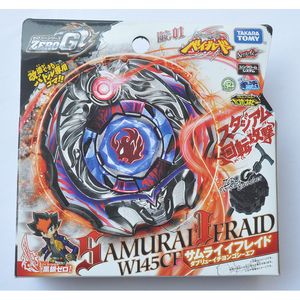 Tomy Tomy Beyblade Metal Battle Fusion Top BBG01 Sıfır G Samurai DFRAID W145CF Conpact Launcher 230707