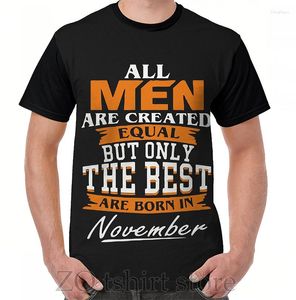 T-shirt da uomo Uomo The Are In November T-shirt grafica Top T-shirt da donna T-shirt a maniche corte con stampa divertente O-collo