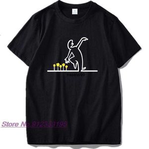 Herren-Designer-T-Shirts, tolles Space-Coaster-T-Shirt, Balum La Linea, lustiges T-Shirt, 100 % Baumwolle, weiches, hochwertiges Stoff-T-Shirt, Grafik-Top, EU-Größe