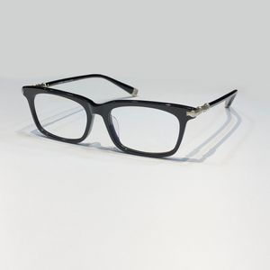 Erkek Tam Jant Gözlük Çerçeveleri Siyah Gümüş Açık Lens Eğlenceli Hatch Optik Gözlükleri Çerçeve Gözlük Kutu