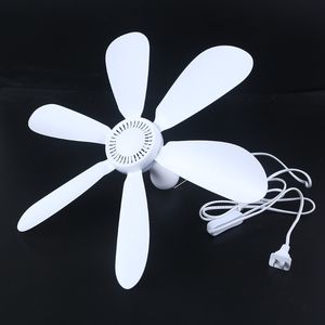 Other Home Garden AC 220V 20W 6 Leaves One Speed 16.5" Ceiling Fan mini Fan Dormitory Hanging fan with 1.8m Power Cable On Off Switch 230707