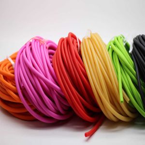 Resistance Bands Resistance Band 10M A Piece Size 3060 3070 4070 Natural Rubber Band Latex Tube Pull Rope Tourniquet Rope exercise bands HKD230710