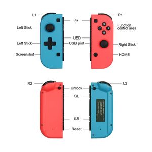 Oyun Denetleyicileri Joysticks Kablosuz Bluetooth Pro Gamepad Denetleyici İndüksiyon Tutucu Anahtar Aksesuarları Joystick Hediye Kılıfı