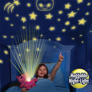 Peluş Bebekler Yıldız Gecesi Işık Projektör ile Göbek Rahatlatıcı Oyuncak Oyuncak Oyuncak Küçük Gece Işık Sevimli Köpek Çocukları Noel Hediyeleri Çocuklar 230707