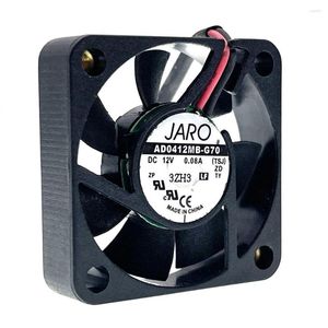 Resfriamento de computador 40mm 12V Ventilador de resfriamento mudo para ADDA JARO AD0412MB-G70 40X40X10mm Rolamento de esferas único 0,08A Mini minúsculos micro ventiladores