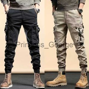 Others Apparel Camo Navy Trousers Man Harem Y2k Tactical Military Cargo Pants for Men Techwear High Quality Outdoor Hip Hop Work Stacked Slacks x0711