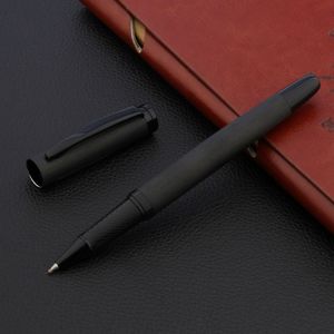 Ballpoint Pens Luxury Quality Black Matte Black Gift Rollerball Pens Office Студент Швейцария замороженные чернила 230707