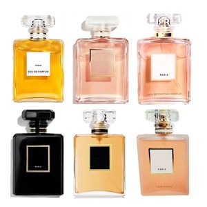Frete grátis para os EUA em 3-7 dias Mademoiselle Intense Eau de Parfum 100ML Perfume Feminino Elegante e Charmoso Fragrância Spray Notas Florais Orientais